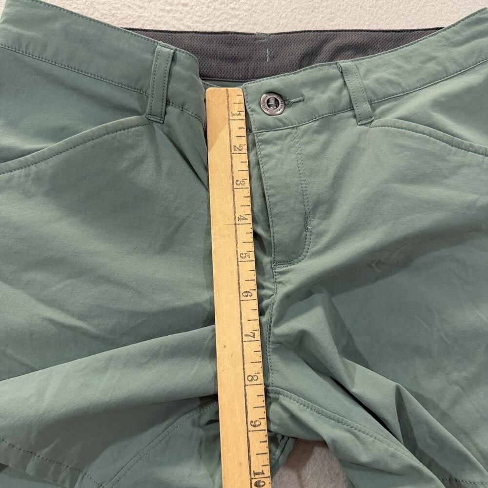 Patagonia Womens Quandary 5” Shorts Hiking Stretch Gorpcore Outdoor Green Sz 4 - Picture 3 of 8